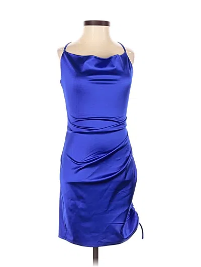 Pre-owned Emerald Sundae Cocktail Dress In Blue
