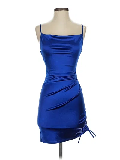 Pre-owned Emerald Sundae Cocktail Dress In Blue