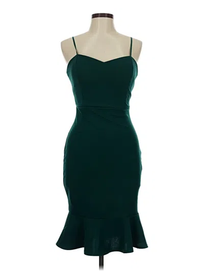 Pre-owned Emerald Sundae Cocktail Dress In Blue