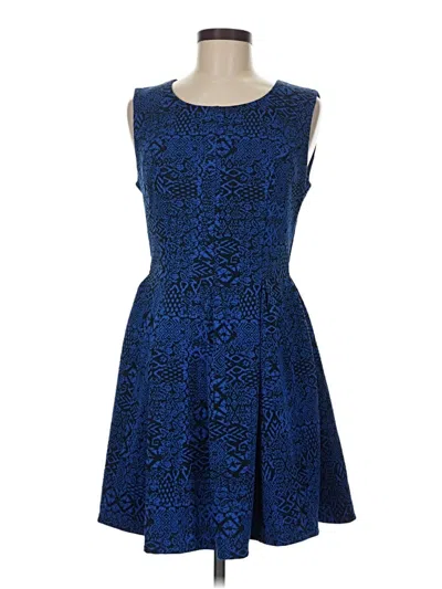 Pre-owned Emerald Sundae Cocktail Dress In Blue