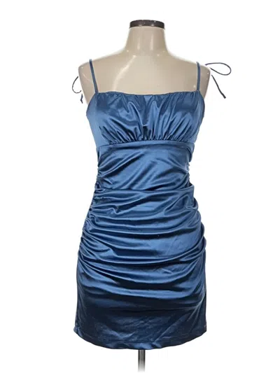 Pre-owned Emerald Sundae Cocktail Dress In Blue