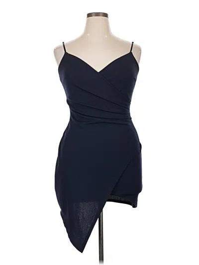 Pre-owned Emerald Sundae Cocktail Dress In Blue
