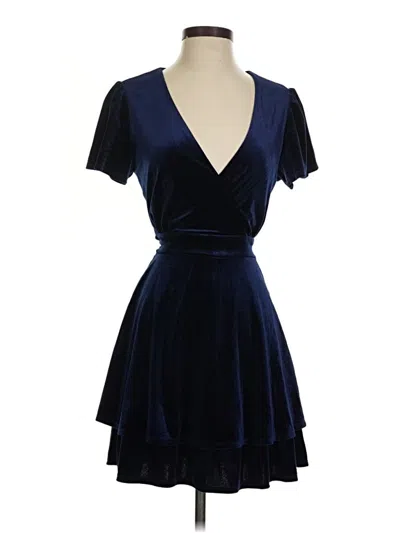 Pre-owned Emerald Sundae Cocktail Dress In Blue