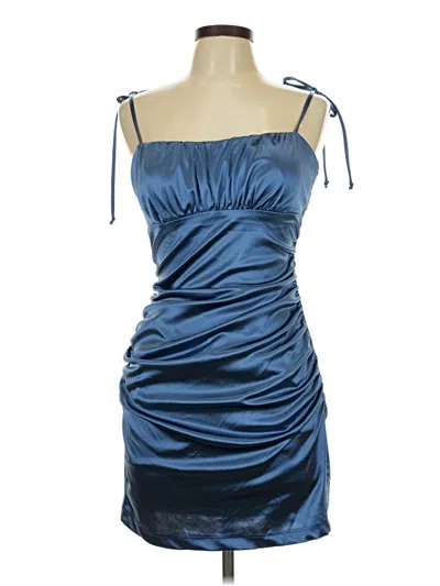 Pre-owned Emerald Sundae Cocktail Dress In Blue