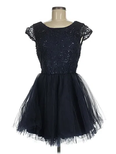 Pre-owned Emerald Sundae Cocktail Dress In Blue