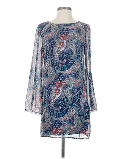 Pre-owned Emerald Sundae Cocktail Dress In Blue