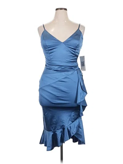 Pre-owned Emerald Sundae Cocktail Dress In Blue