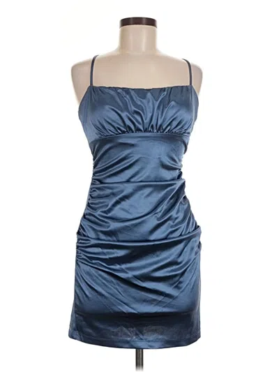 Pre-owned Emerald Sundae Cocktail Dress In Blue