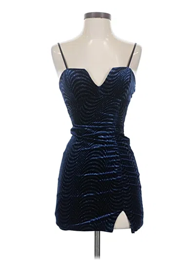 Pre-owned Emerald Sundae Cocktail Dress In Blue