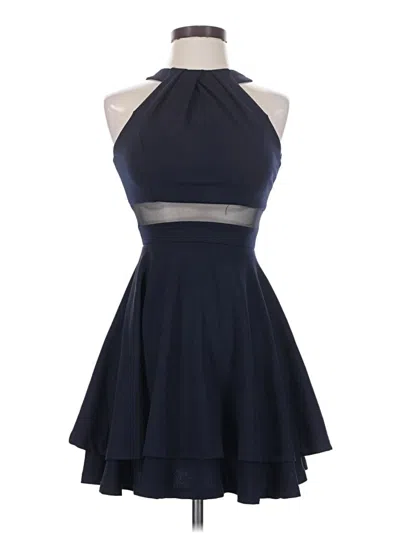 Pre-owned Emerald Sundae Cocktail Dress In Blue