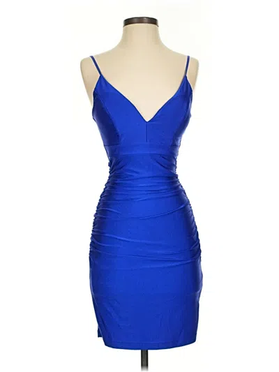 Pre-owned Emerald Sundae Cocktail Dress In Blue