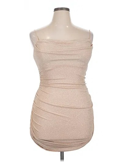 Pre-owned Emerald Sundae Cocktail Dress In Brown