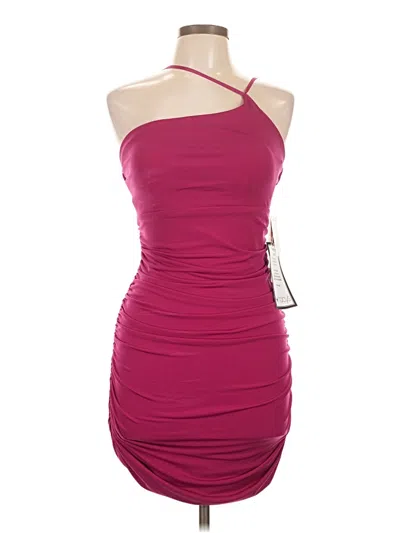 Pre-owned Emerald Sundae Cocktail Dress In Burgundy