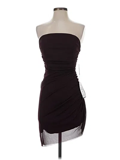 Pre-owned Emerald Sundae Cocktail Dress In Burgundy