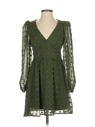 Pre-owned Emerald Sundae Cocktail Dress In Green