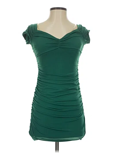 Pre-owned Emerald Sundae Cocktail Dress In Green