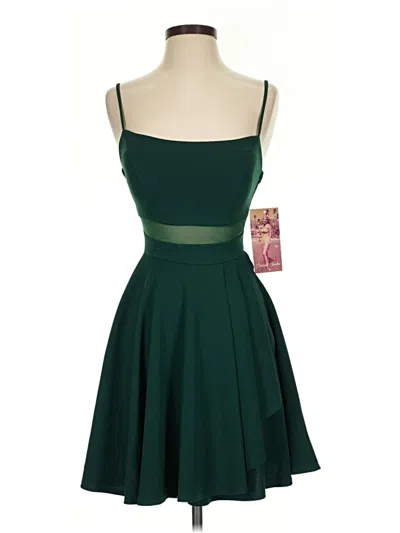 Pre-owned Emerald Sundae Cocktail Dress In Green
