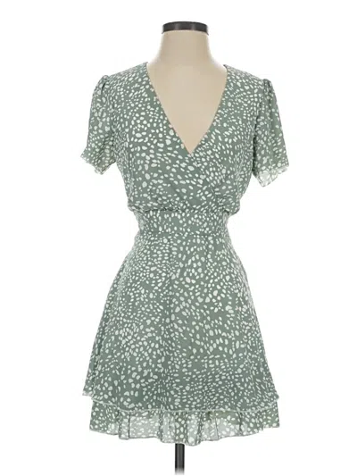 Pre-owned Emerald Sundae Cocktail Dress In Green