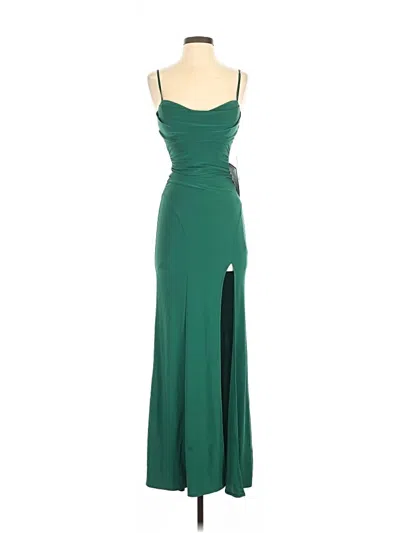 Emerald Sundae Cocktail Dress In Green