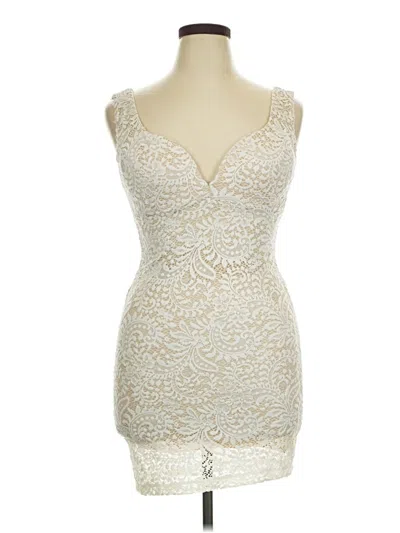 Pre-owned Emerald Sundae Cocktail Dress In Ivory
