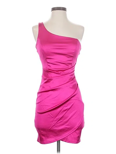 Pre-owned Emerald Sundae Cocktail Dress In Pink