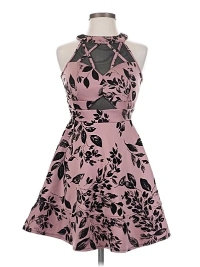 Pre-owned Emerald Sundae Cocktail Dress In Pink