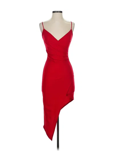 Pre-owned Emerald Sundae Cocktail Dress In Red