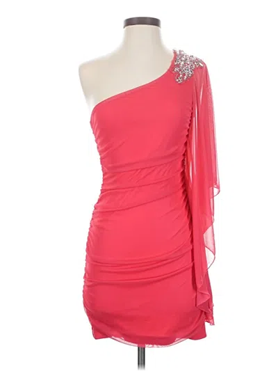 Pre-owned Emerald Sundae Cocktail Dress In Red