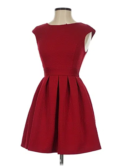 Pre-owned Emerald Sundae Cocktail Dress In Red