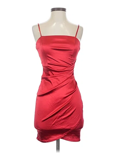 Pre-owned Emerald Sundae Cocktail Dress In Red