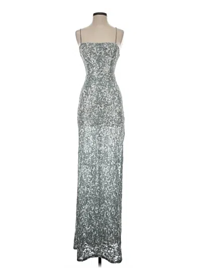 Pre-owned Emerald Sundae Cocktail Dress In Silver