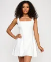 Emerald Sundae Juniors' Corset Fit & Flare Dress