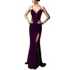 Emerald Sundae Juniors Womens Glitter Lace-up Evening Dress In Purple