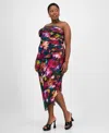 Emerald Sundae Trendy Plus Size Strapless Midi Bodycon Dress