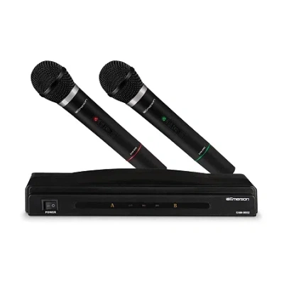 Emerson 1 Pair Microphone Eam-9002 In Black