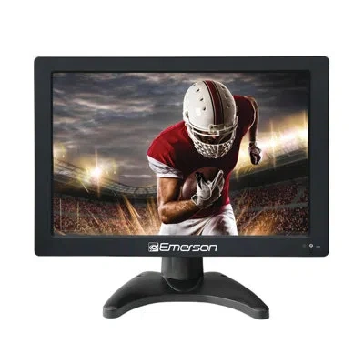 Emerson 13.3" Digital Tv With Built-in Rechargeable Battery And Dc Car Adapter In Black
