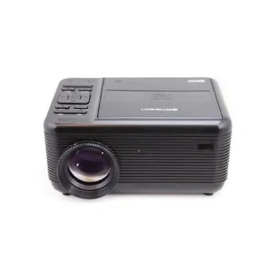 Emerson 150" Home Theater Projector Dvd Player Combo With Projector Screen & Carrying Case In Black