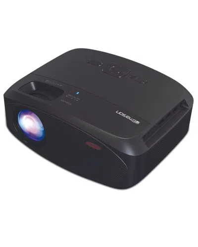 Emerson 210in Home Theater Lcd Projector Combo With Screen & Carry Case In Black