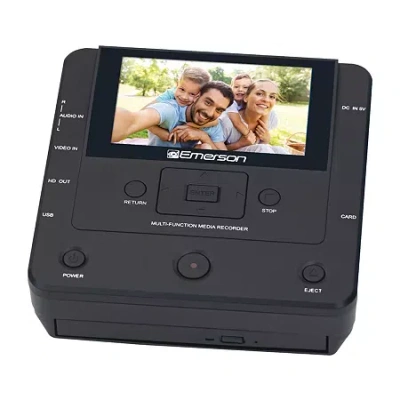 Emerson 4.3 Inch Lcd Preview Screen Sound Bar In Black