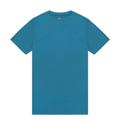Emerson And Friends Unisex- Bamboo Short Sleeve Tee Shirt In Ocean Blue