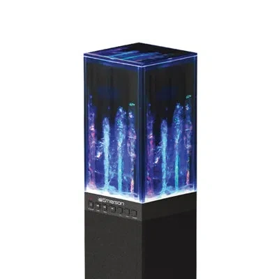 Emerson Dancing Water Light Tower Speaker System In Black