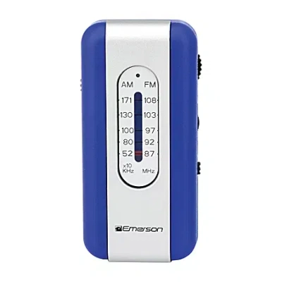 Emerson Er-7002 Portable Am/fm Radio In Blue