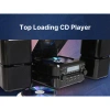 Emerson Es-4001 Bluetooth Cd Microsystem, Black In Black