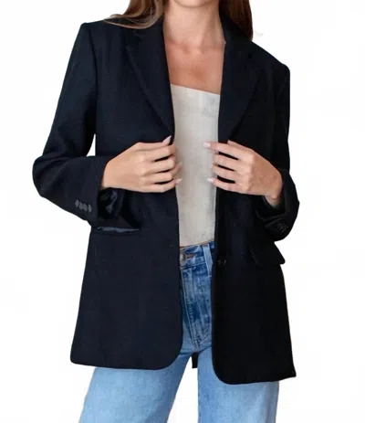 Emerson Fry Atelier Blazer In Onyx Wool In Multi