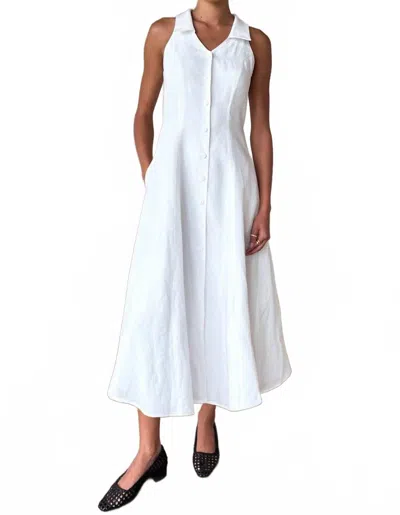 Emerson Fry Atelier Cafe Dress In Star White