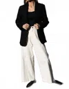 Emerson Fry Atelier Crop Chino Trouser In Natural In White
