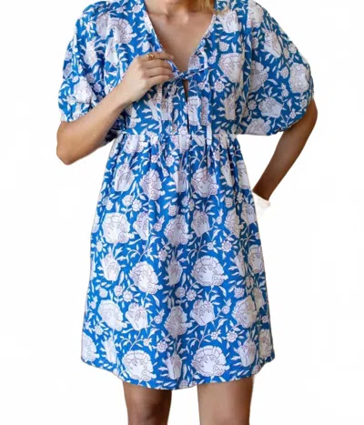 Emerson Fry Bastian Dress In Flora Blue