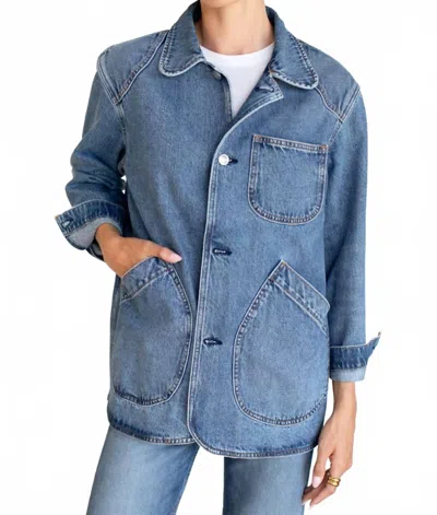 Emerson Fry Cabin Jacket In Classic Stonewash In Blue
