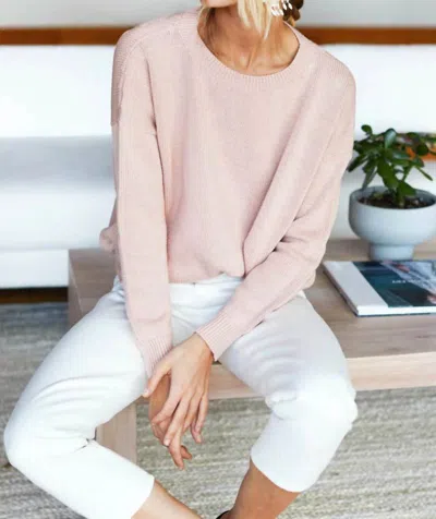 Emerson Fry Carolyn Sweater In Muted Clay Organic In Pink
