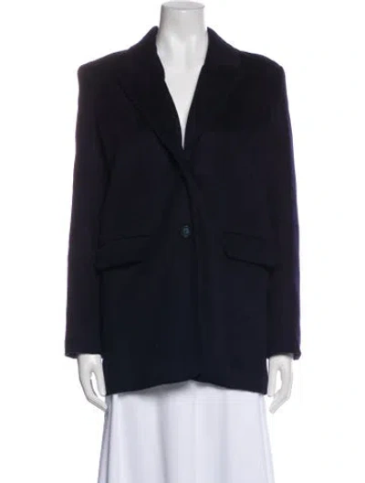 Pre-owned Emerson Fry Cashmere Coat In Blue
